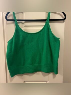 Kelly Green Knitted Tank